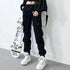 Women's Black Cargo Pants with Pockets