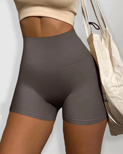 New Summer Seamless High-Waisted Yoga Sports Shorts for Women
