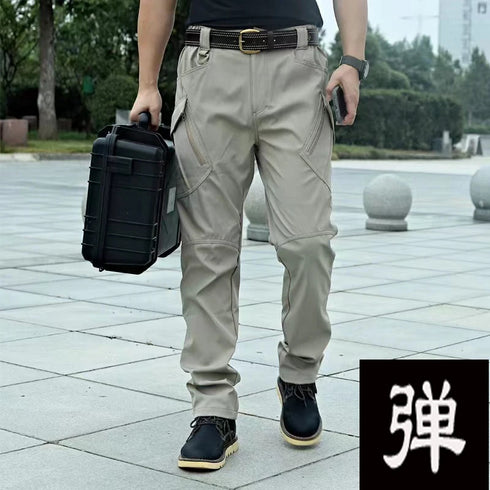 Men's Elastic Outdoor Cargo Trousers - M-5XL