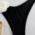 Floral Bandeau Thong Bikini Set for Women