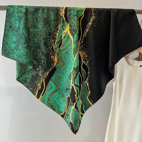 Luxury Silk Smooth Spring Scarf 90x90cm