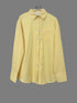 Women's Casual Yellow Long Sleeve V-Neck Blouse