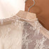 Floral Lace Turtleneck Blouse for Women