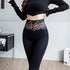 Slim Lace Detail Modal Leggings for Women