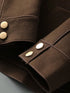 Classic Solid Woolen Coat for Women
