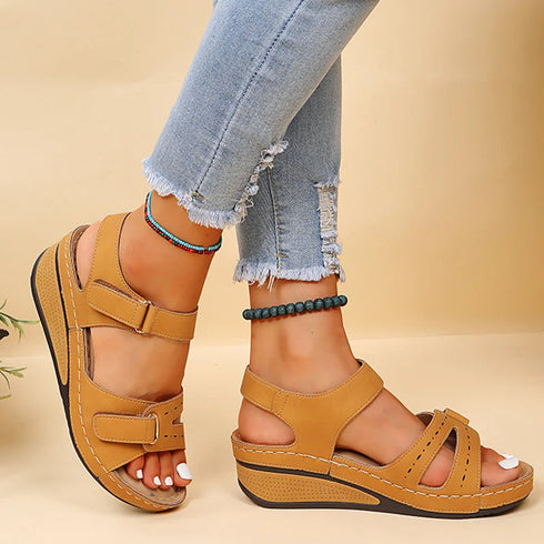 Soft Slip-On Open Toe Sandals for Women