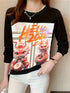 Printed Long Sleeve Casual Top for Women