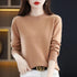 Women's O-Neck Casual Knit Pullover Sweater