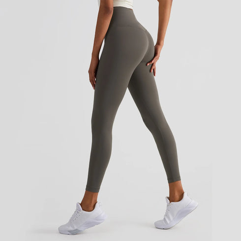 High Waist Yoga Leggings with Back Pocket