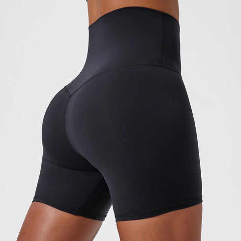 Hearuisavy Soft Yoga Shorts High Waist Buttock Lift Leggings