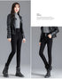 High-Waisted Fleece-Lined Slim Jeans for Women
