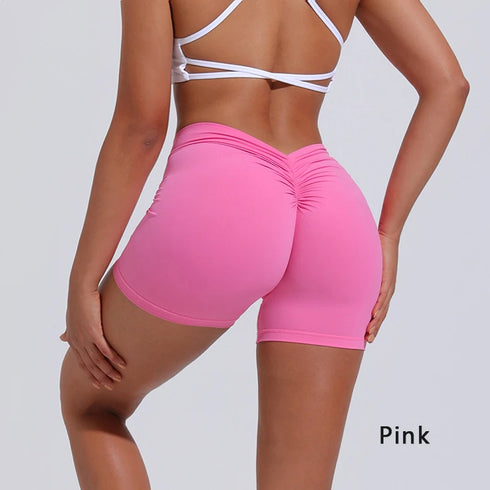 DIAS FIT JOY V-Back High Waisted Yoga Shorts for Women