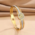 Women's Luxury Designer Bangle Stainless Steel Tree of Life Cuff Bracelet for Women
