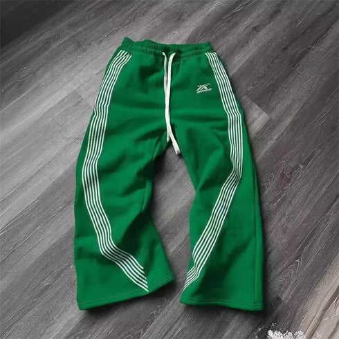 Y2K Grey Casual Wide Leg Cargo Pants