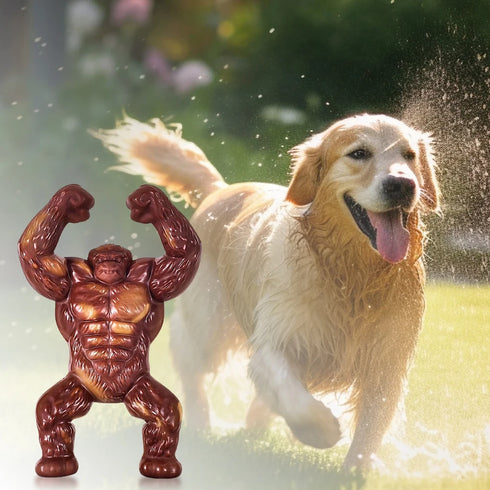 Indestructible Gorilla Dog Chew Toy for Medium Dogs