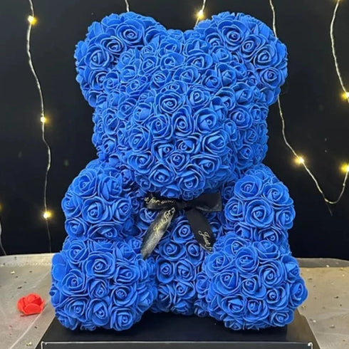 Artificial Rose Teddy Bear Home Decor Gift