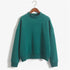 Women's Velvet Turtleneck Long Sleeve Sweatshirt