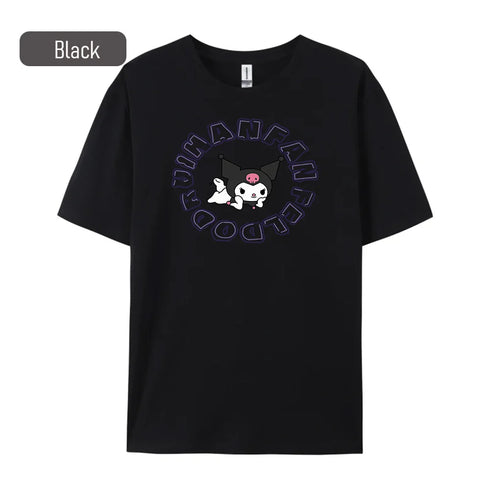 Sanrio Kuromi Graphic T-Shirt - 100% Cotton Unisex Tee