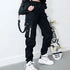 Women's Black Cargo Pants with Pockets