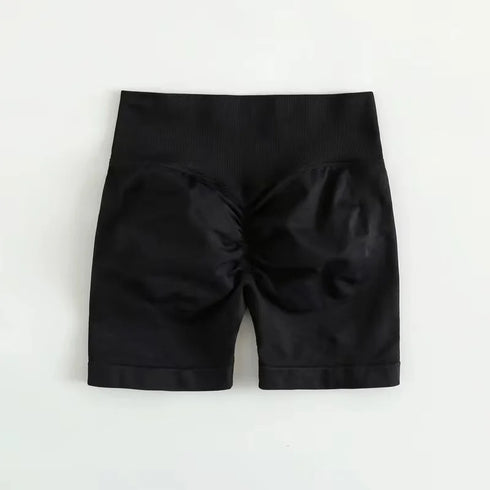Women Seamless Scrunch Butt Gym Yoga Shorts