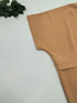 Plus size solid color khaki women round neck bat wing sleeves loose shirt waterfall top