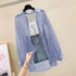 Chiffon Loose Top for Women - Casual Cardigan