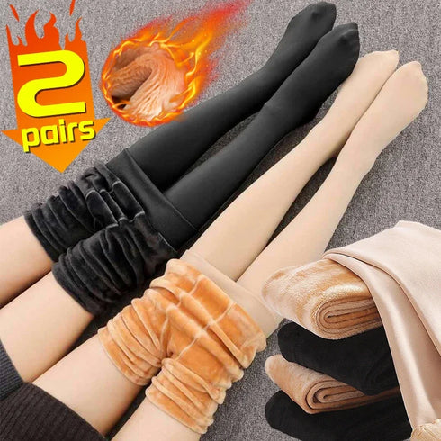 Thick Velvet Thermal Leggings for Women