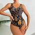 Women’s Floral Print One-Piece Swimsuit