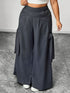Graphite Gray Women's Oversized Casual Pants