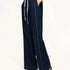 DUSHU Women's Contrast Topstitching Straight Leg Jeans
