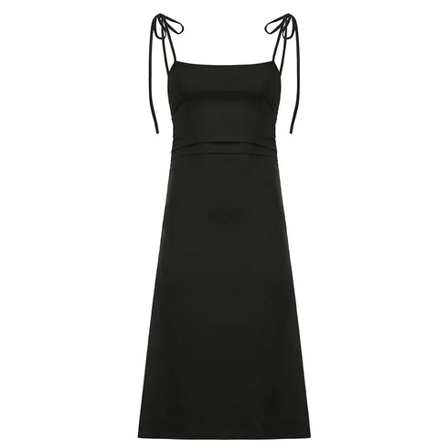 Elegant Black Backless Ruched Dress