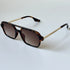Retro Double Bridge Pilot Sunglasses with Pink Gradient