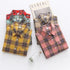 Casual Women's Flannel Plaid Shirt - Autumn Collection