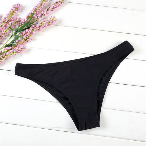 Women's Black Halter Neck Bikini Set