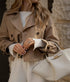 Ladies Vintage Cropped Trench Jacket