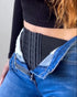 Plus Size High Waist Skinny Denim Pants