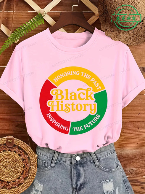 Black History Honouring The Past T-Shirt