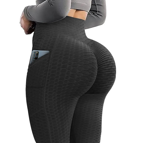 Textured Scrunch Butt Leggings for Women