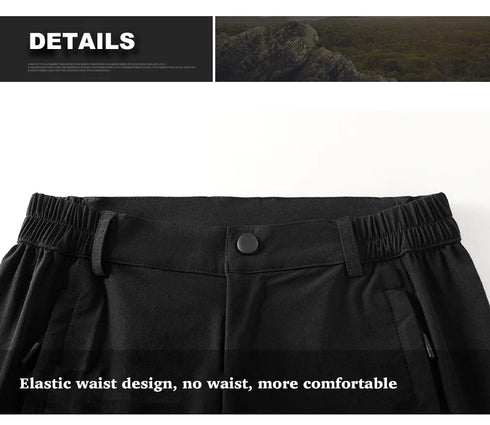 EUMERGX Women's Quick-Dry Cargo Hiking Pants
