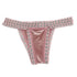 Pink Crochet Triangle Bikini Set