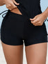 Women's Black Tankini Swimsuit with Boyshorts