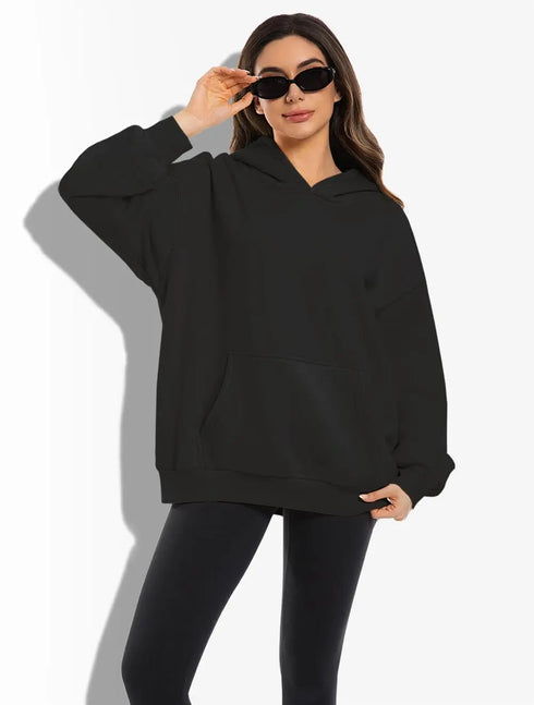 White Cotton Hoodie with Sea Turtle Print