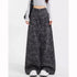 High Waist Camouflage Wide Leg Jeans for Women