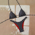 Leopard Print Triangle Bikini Set