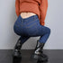 High Waist Thermal Denim Jeans for Women