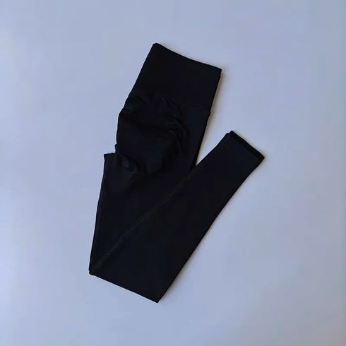 High Waisted Hip Lifting Peach Pants for Women