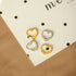 Aide 925 Sterling Silver Love Heart Hoop Earrings