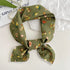 55cm Laies Cotton Linen Square Scarf for Women
