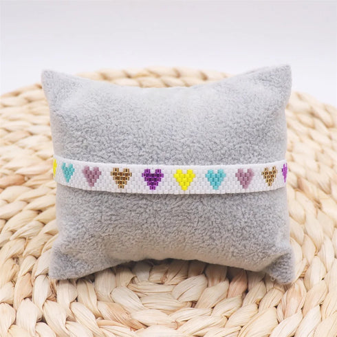 ZHONGVI Miyuki Heart Adjustable Bracelet
