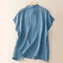 Plus Size Short Sleeve Loose Blouse for Women